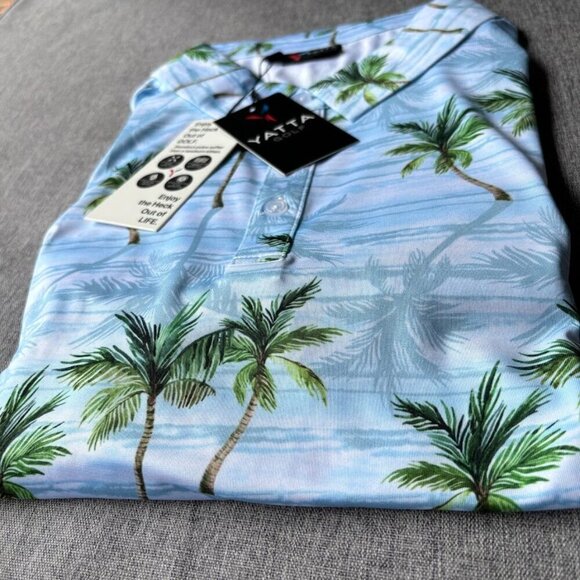 YATTA GOLF - Men's Golf Shirt Moisture Wicking Quick-Dry Short Sleeve - Picture 6 of 9